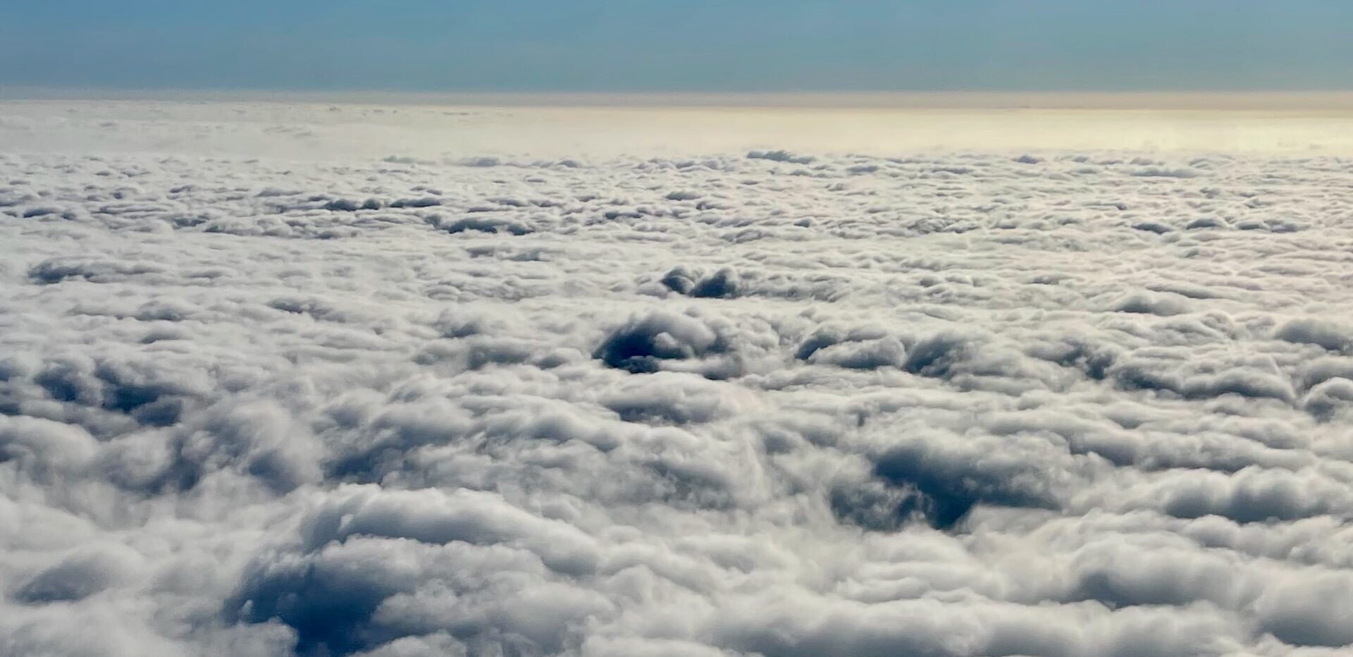 clouds above the clouds