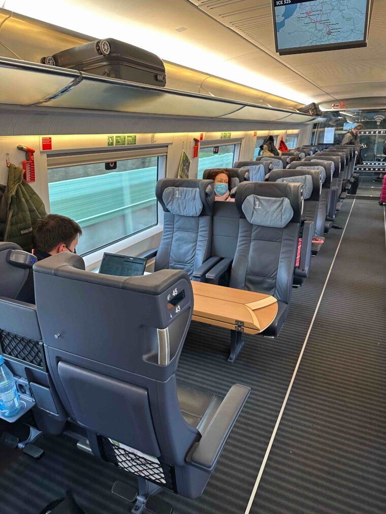 Review: Deutsche Bahn ICE First Class (Frankfurt-Munich) - Off the ...