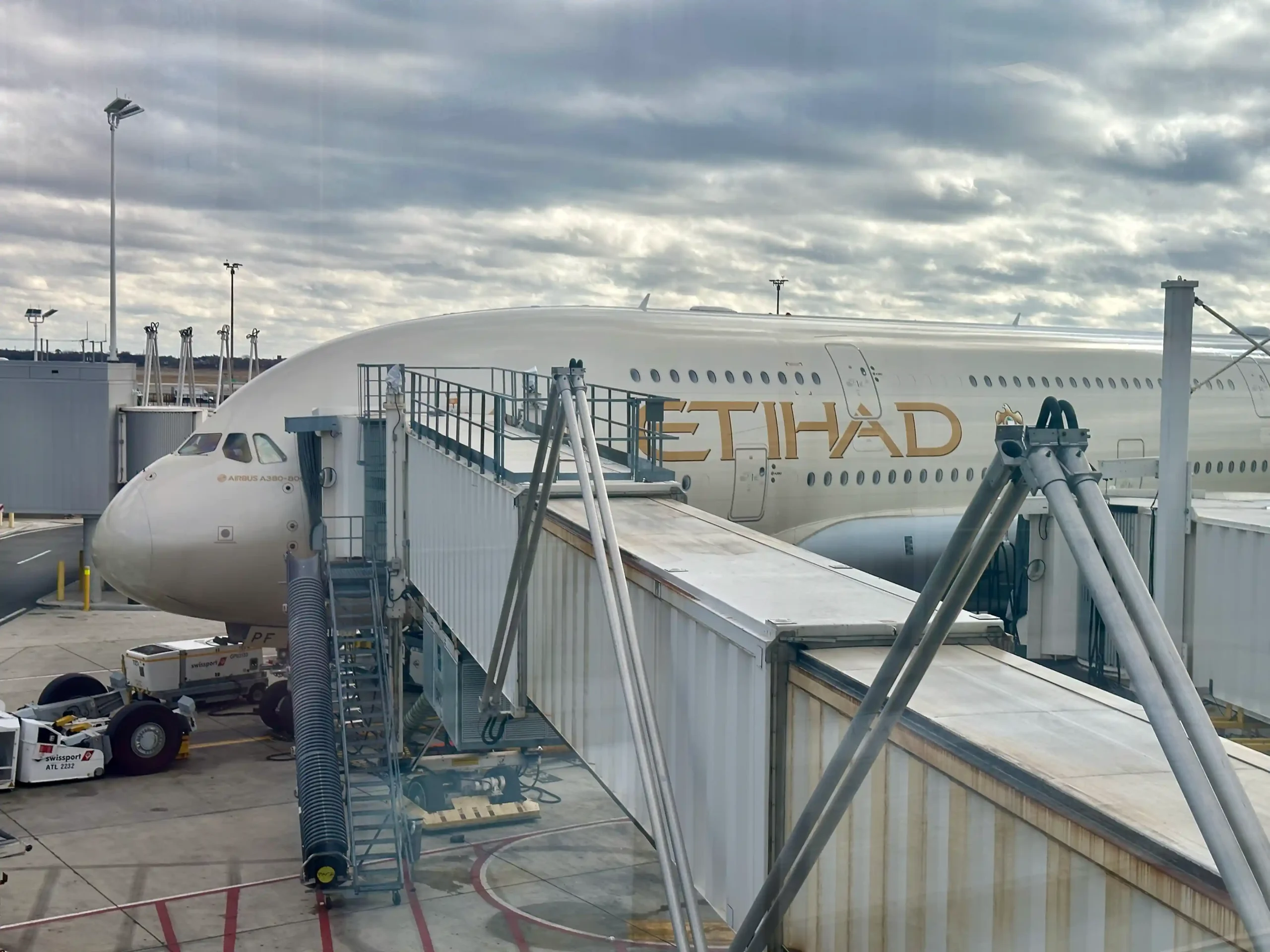 a plane at an airport